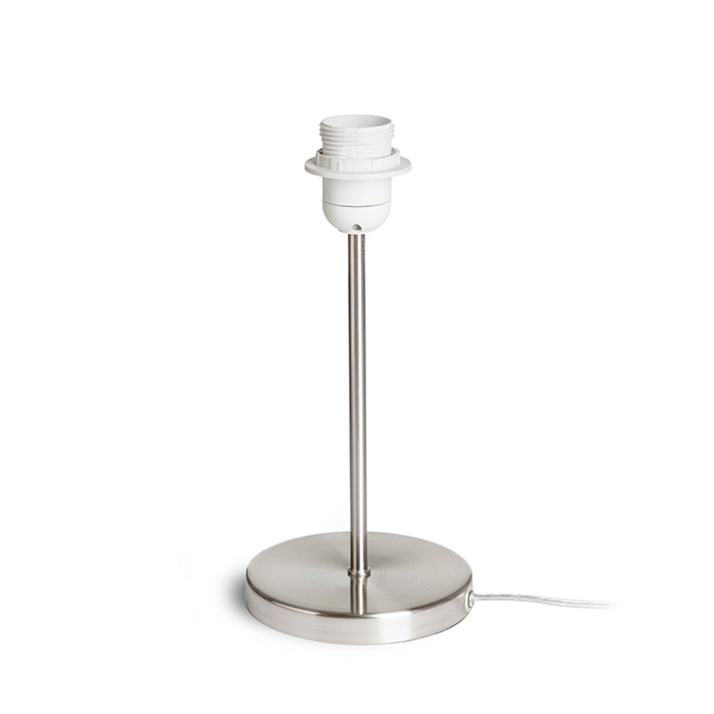 RENDL shades, shade bases, pendent sets NYC table base  matt nickel 230V LED E27 15W R12041 2