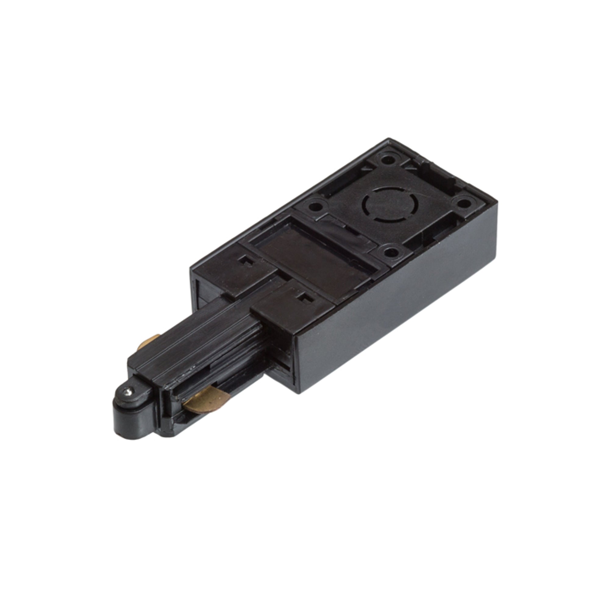 RENDL 1-circuit track system 1F feed-in, polarity right black 230V  R12288 2