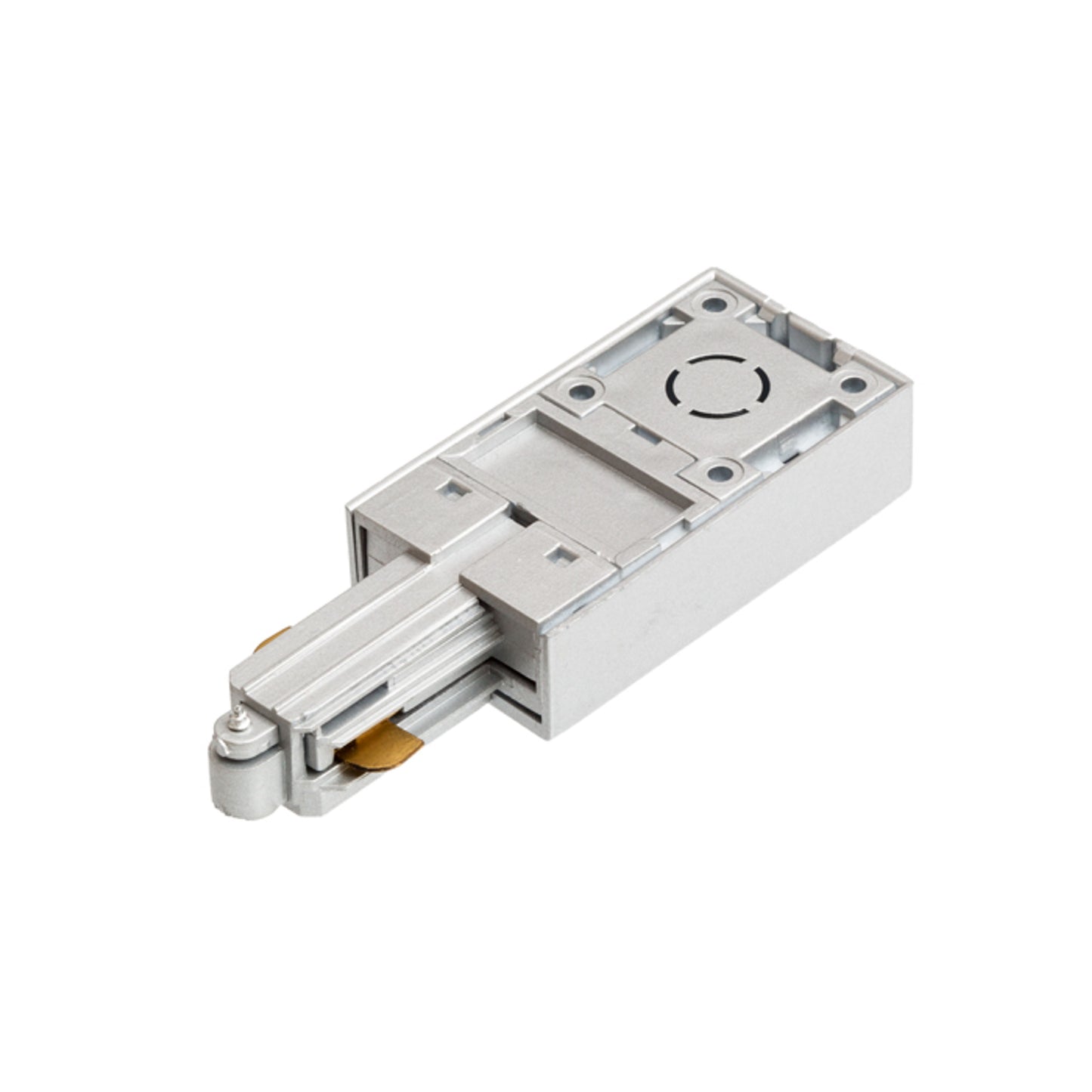 RENDL 1-circuit track system 1F feed-in, polarity right silver grey  230V  R12289 2