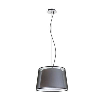 RENDL pendant lamp ESPLANADE pendant transparent black/white chrome 230V LED E27 15W R12483 5