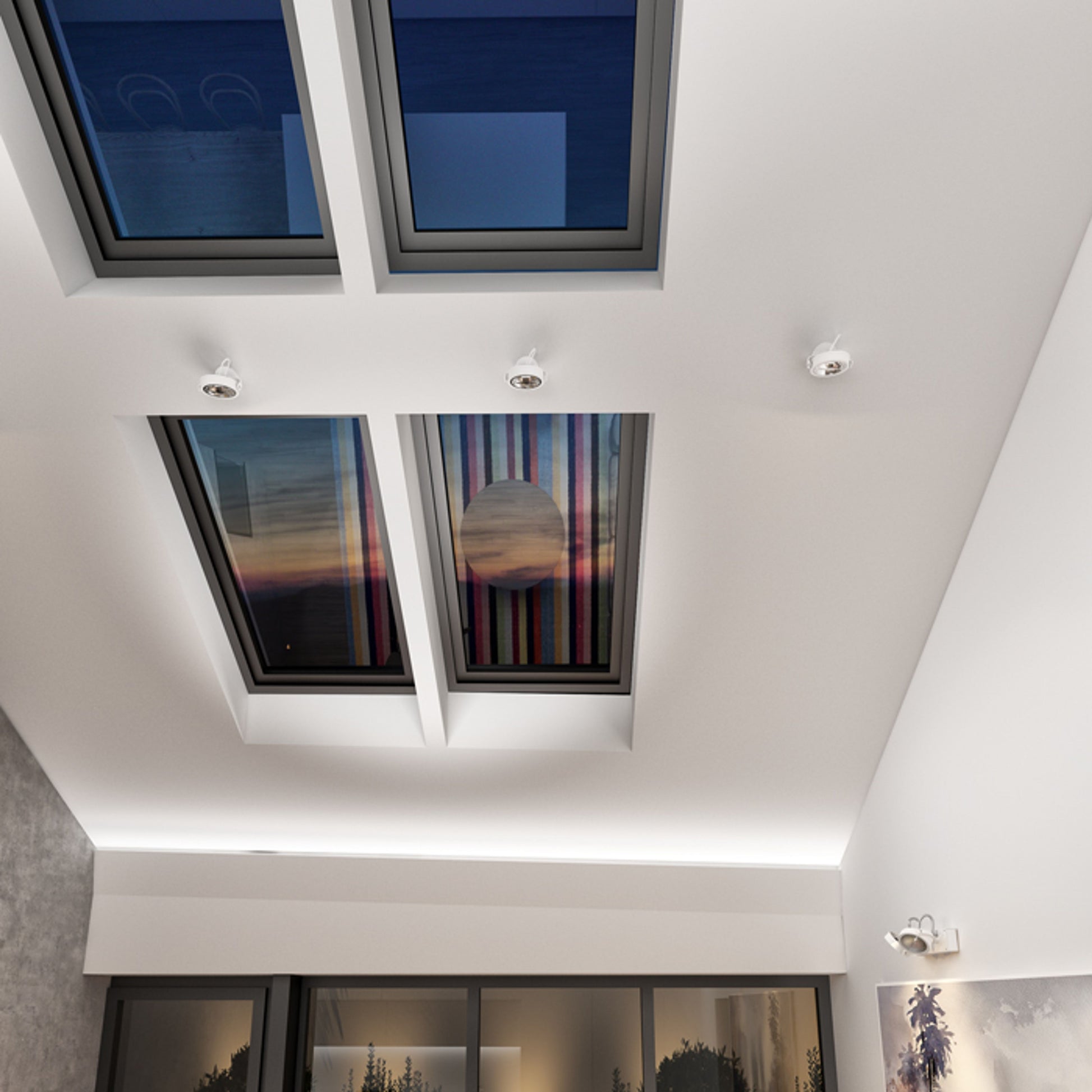 RENDL spotlight KELLY LED DIMM semi-recessed white 230V LED 12W 24° 3000K R12637 7