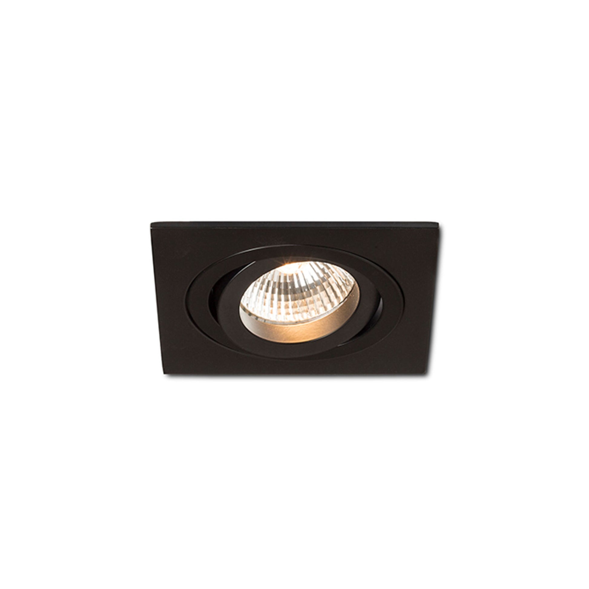 RENDL recessed light PASADENA GU10 SQ I recessed black  230V LED GU10 7W R12711 1