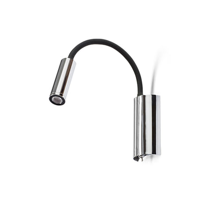 RENDL spotlight SHOW wall black chrome 230V LED 3W 3000K R12897 2