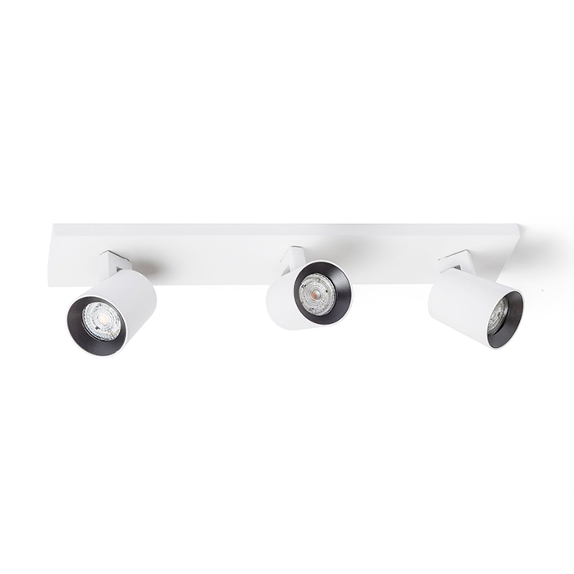 RENDL spotlight KENNY III surface mounted white/black  230V LED GU10 3x8W R12918 1
