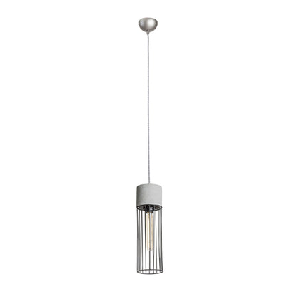 RENDL pendant lamp BURTON pendant  concrete 230V LED E27 11W R12931 1