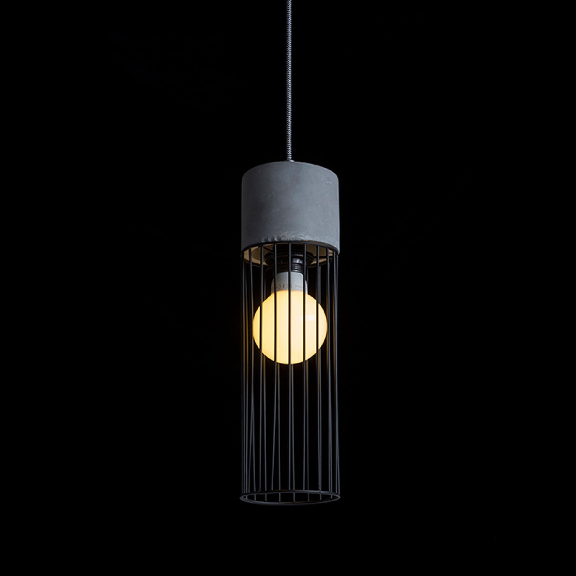 RENDL pendant lamp BURTON pendant  concrete 230V LED E27 11W R12931 2