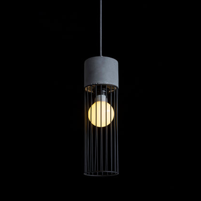 RENDL pendant lamp BURTON pendant  concrete 230V LED E27 11W R12931 2