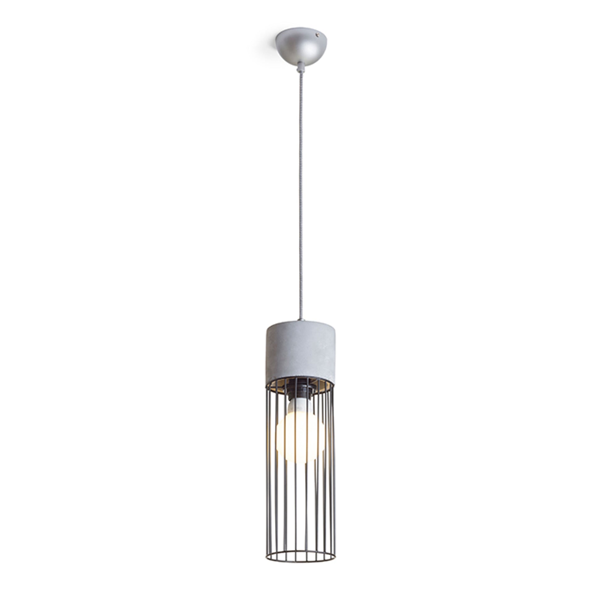 RENDL pendant lamp BURTON pendant  concrete 230V LED E27 11W R12931 4