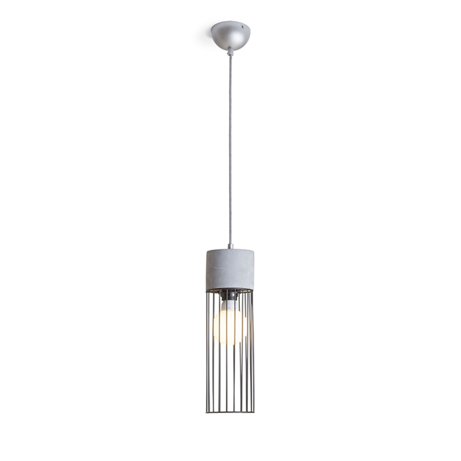 RENDL pendant lamp BURTON pendant  concrete 230V LED E27 11W R12931 5