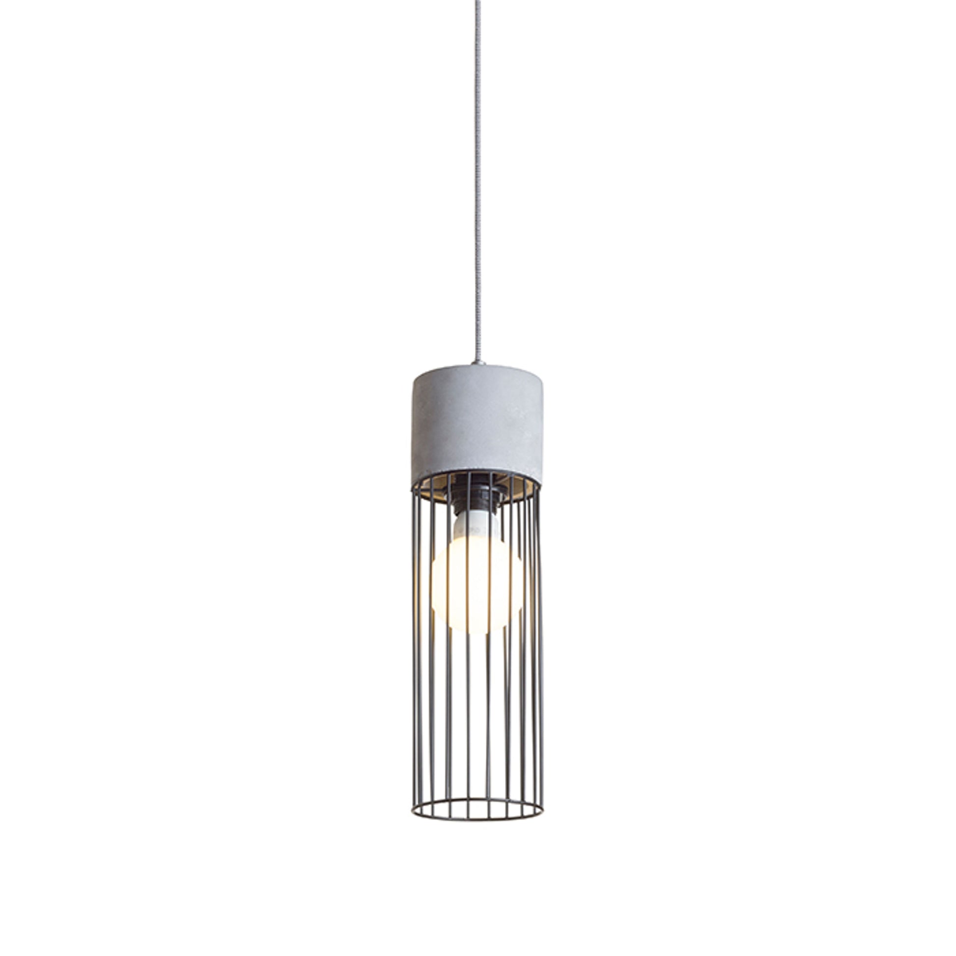 RENDL pendant lamp BURTON pendant  concrete 230V LED E27 11W R12931 7
