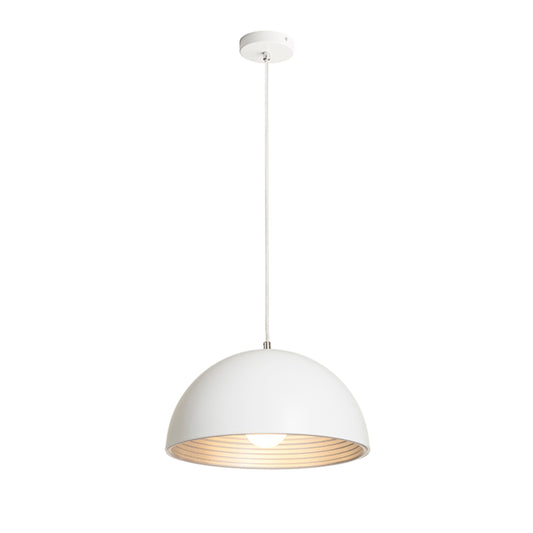 RENDL pendant lamp CARISSIMA 40 pendant matte white/silver grey  230V LED E27 15W R13048 1
