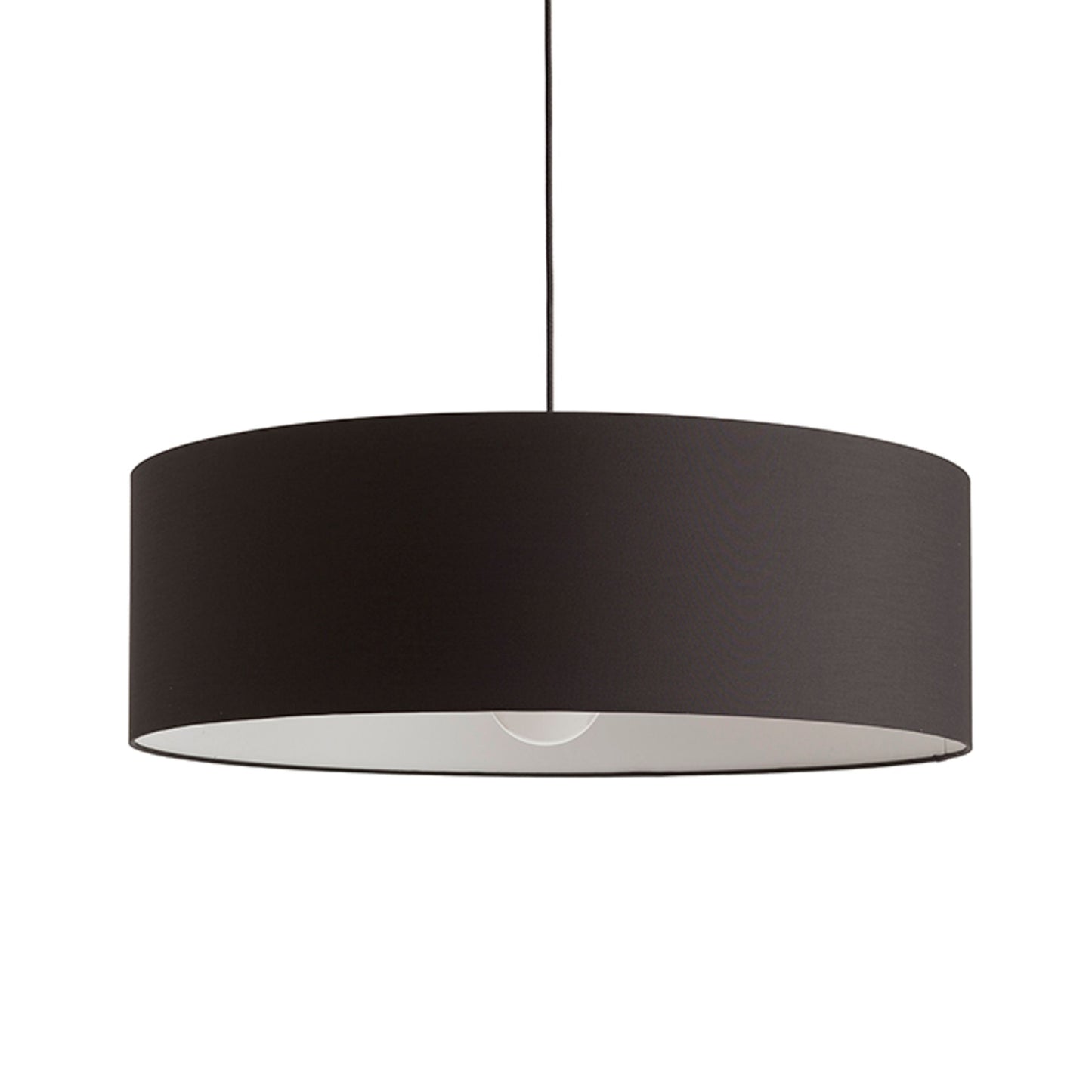 RENDL shades, shade bases, pendent sets RON 60/19 shade Polycotton black/white PVC max. 23W R13052 2