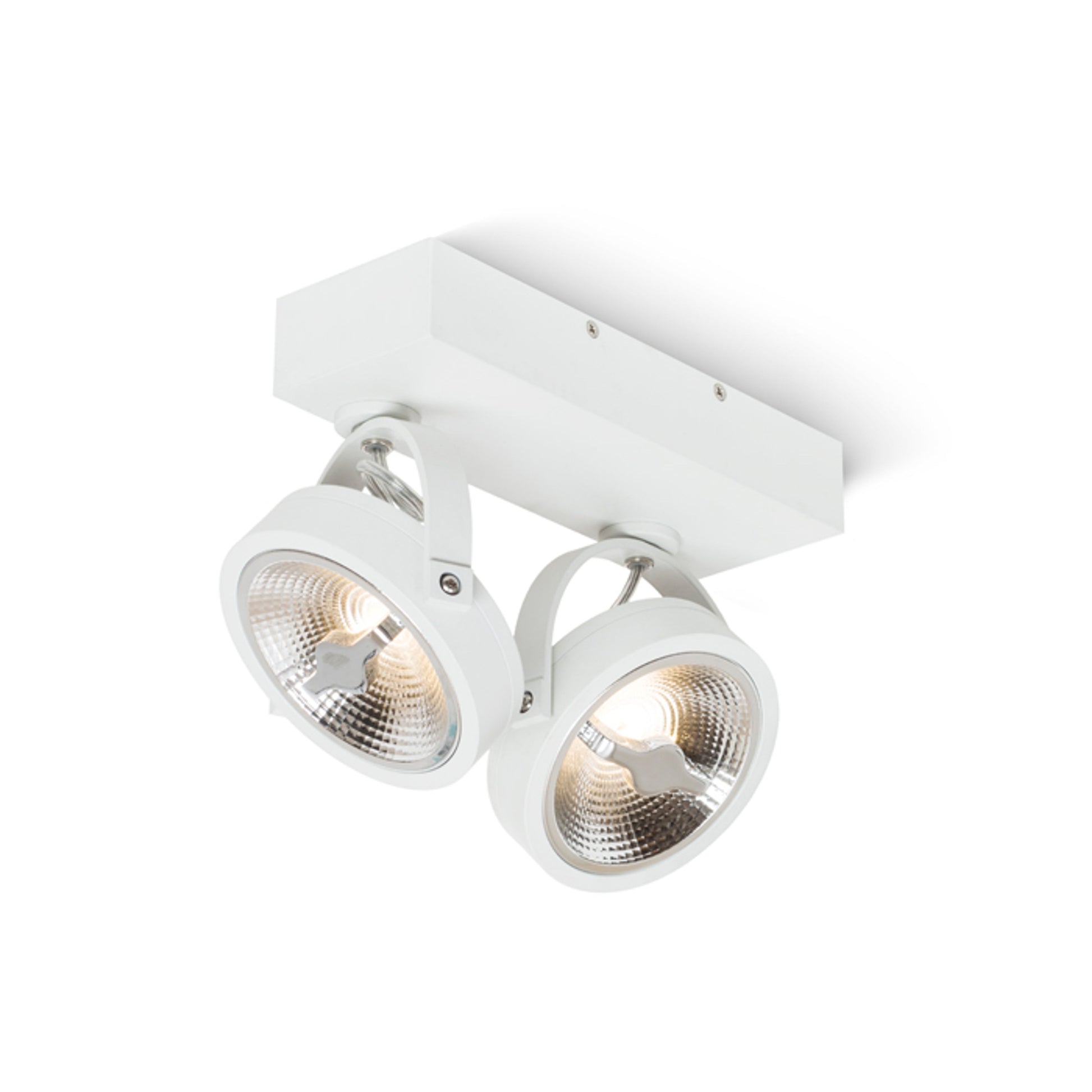 RENDL spotlight KELLY LED II DIMM wall white 230V LED 2x12W 24° 3000K R13106 1