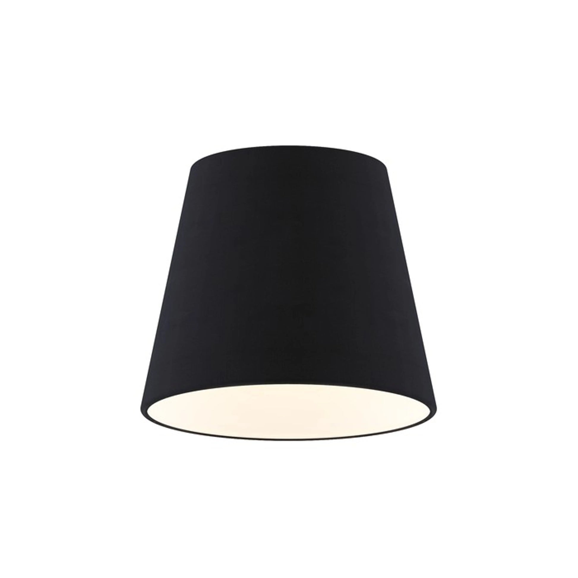 RENDL shades, shade bases, pendent sets NIZZA 18/15 shade Polycotton black/white PVC max. 28W R13114 1