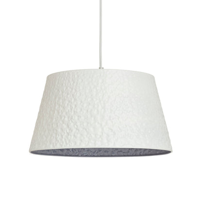 RENDL pendant lamp BUCKY 40 pendant white/grey metal 230V LED E27 15W R13360 2