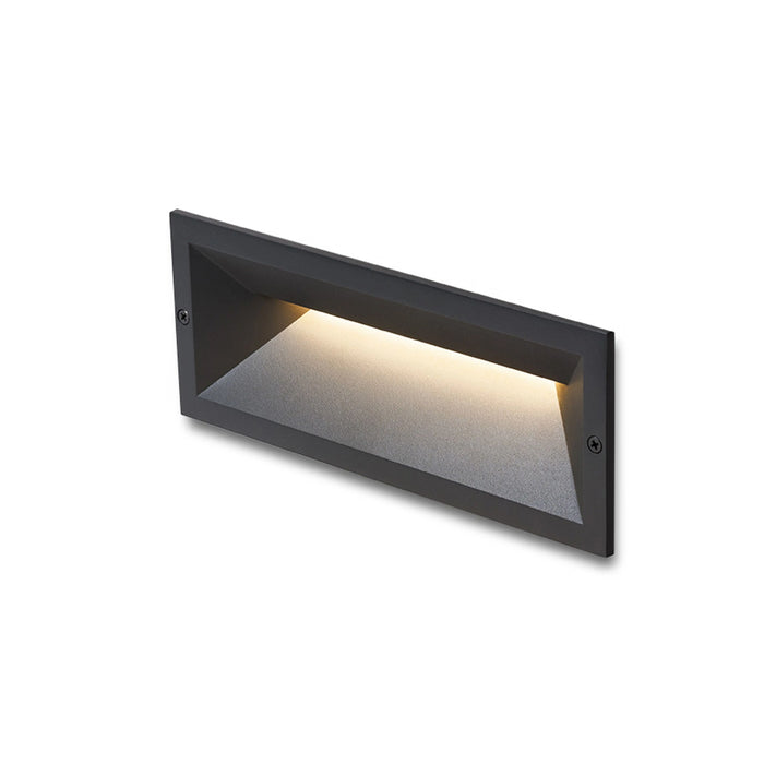 RENDL outdoor lamp RAGG recessed black 230V LED 12W IP65 3000K R13621 1