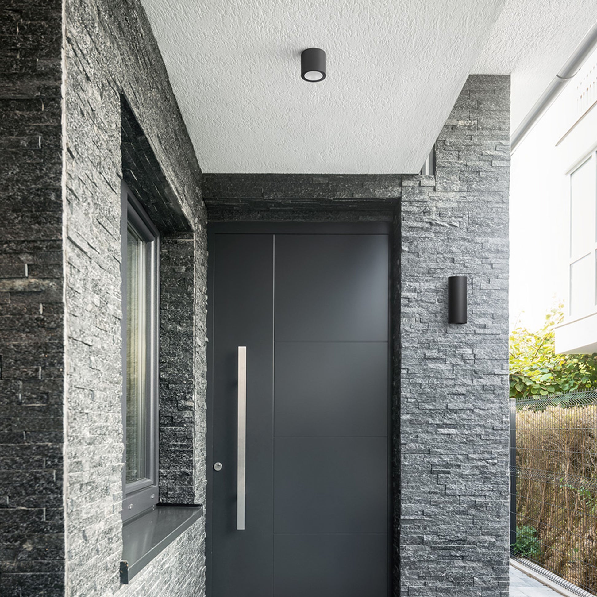 RENDL outdoor lamp SENZA R ceiling anthracite grey clear glass 230V LED 6W IP65  3000K R13623 3