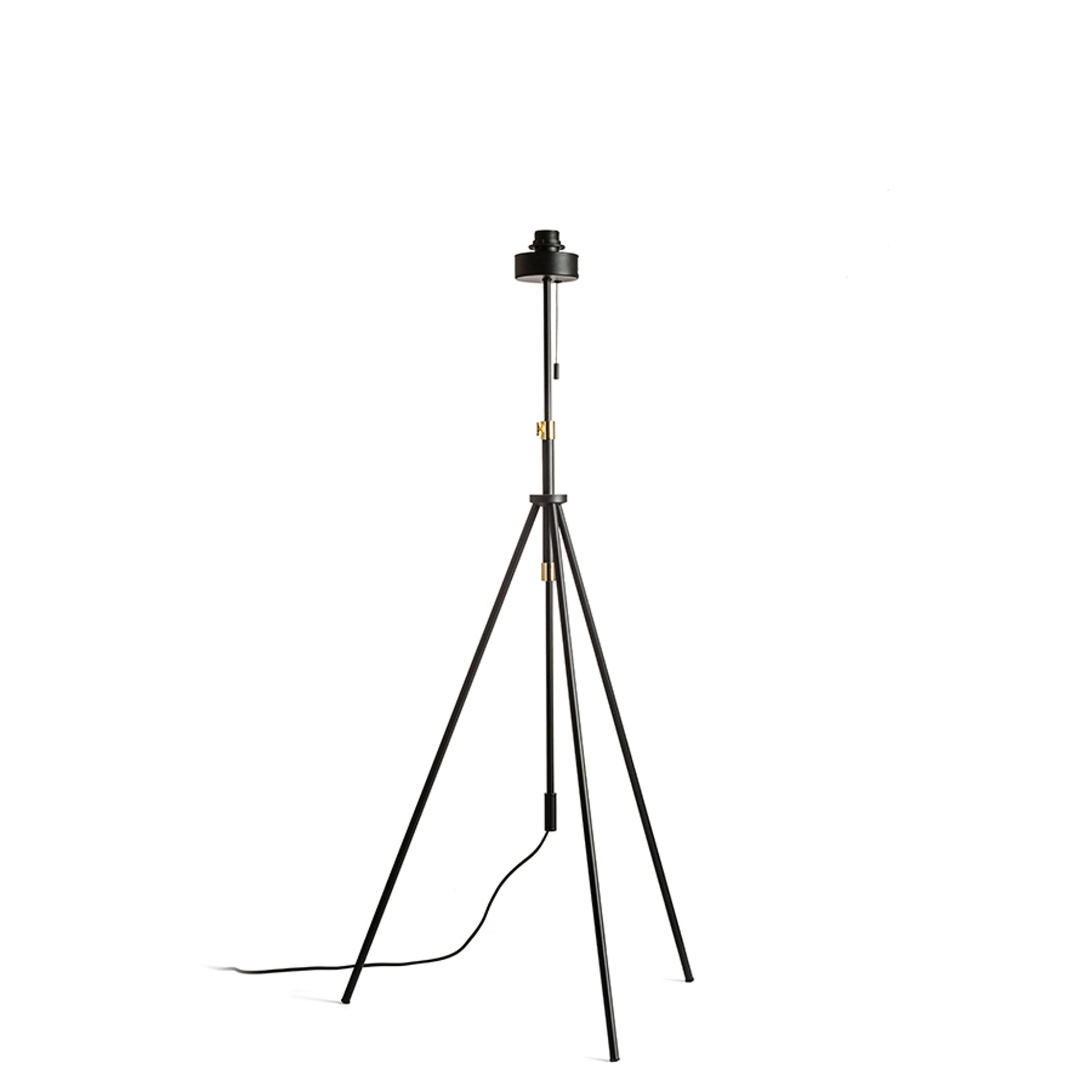 RENDL shades, shade bases, pendent sets LUTON floor base  black/brass 230V LED E27 15W R13640 2