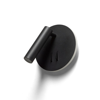 RENDL spotlight THALIA wall black satinated acrylic 230V LED 6+3W 3000K R13765 10