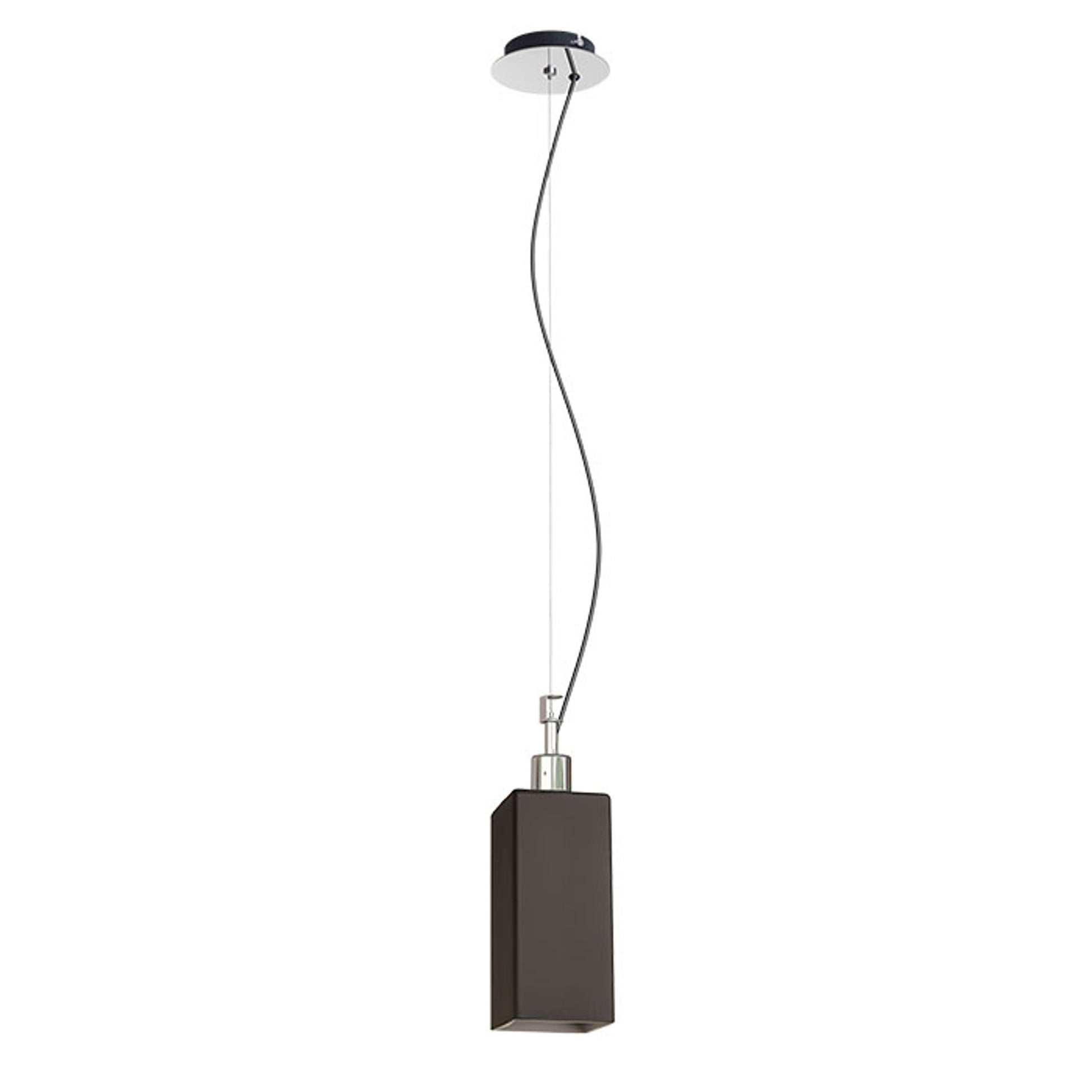 RENDL pendant lamp LIZ NEW pendant black chrome 230V LED E27 15W R13823 1