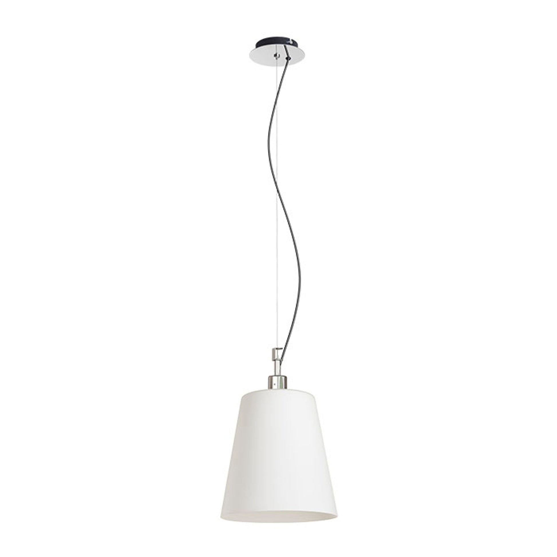 RENDL pendant lamp BABU NEW 22 pendant  opal-colored glass/chrome 230V LED E27 15W R13827 1
