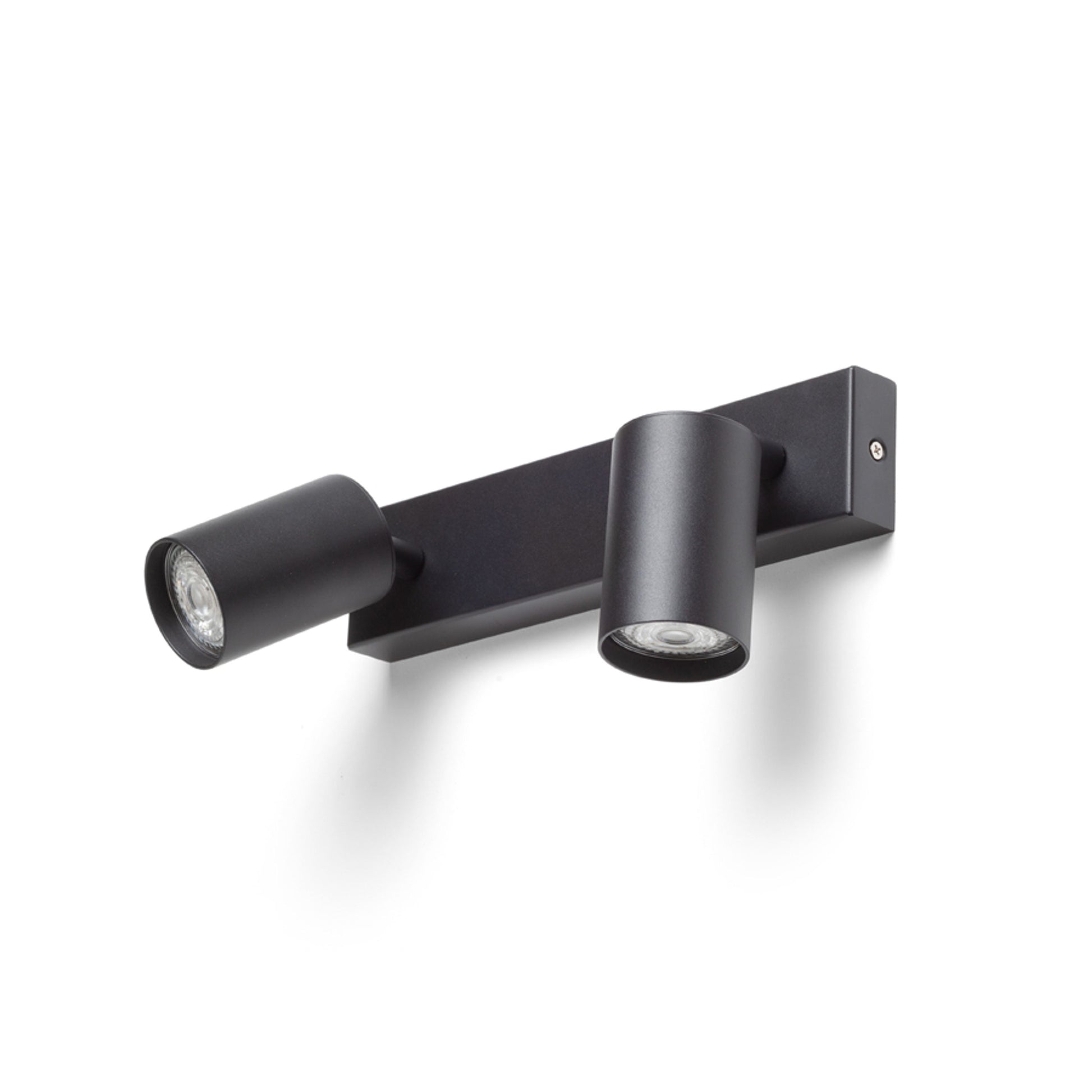 RENDL spotlight DUDE II surface mounted black 230V LED GU10 2x9W R13923 7