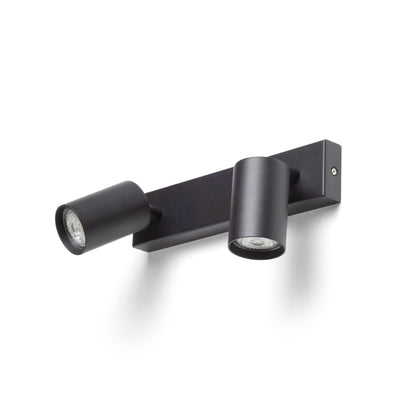 RENDL spotlight DUDE II surface mounted black 230V LED GU10 2x9W R13923 7