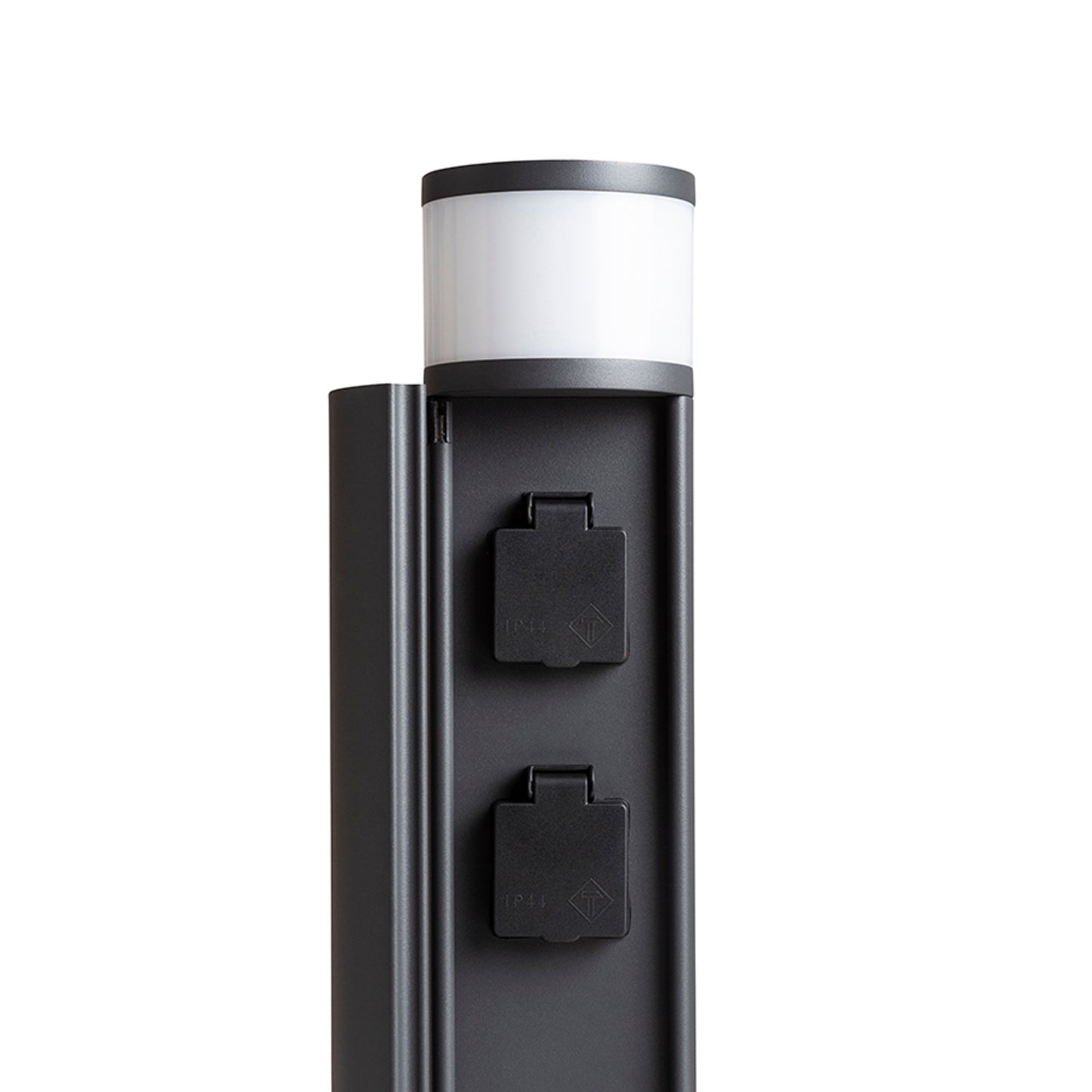RENDL outdoor lamp JEAN 50 bollard with power sockets anthracite grey  230V LED G9 5W IP54 R14173 7