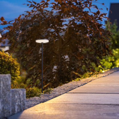 RENDL outdoor lamp SEMPLICE 80 floor / on spike black matte acrylic 230V LED 12W IP54  3000K R14195 6