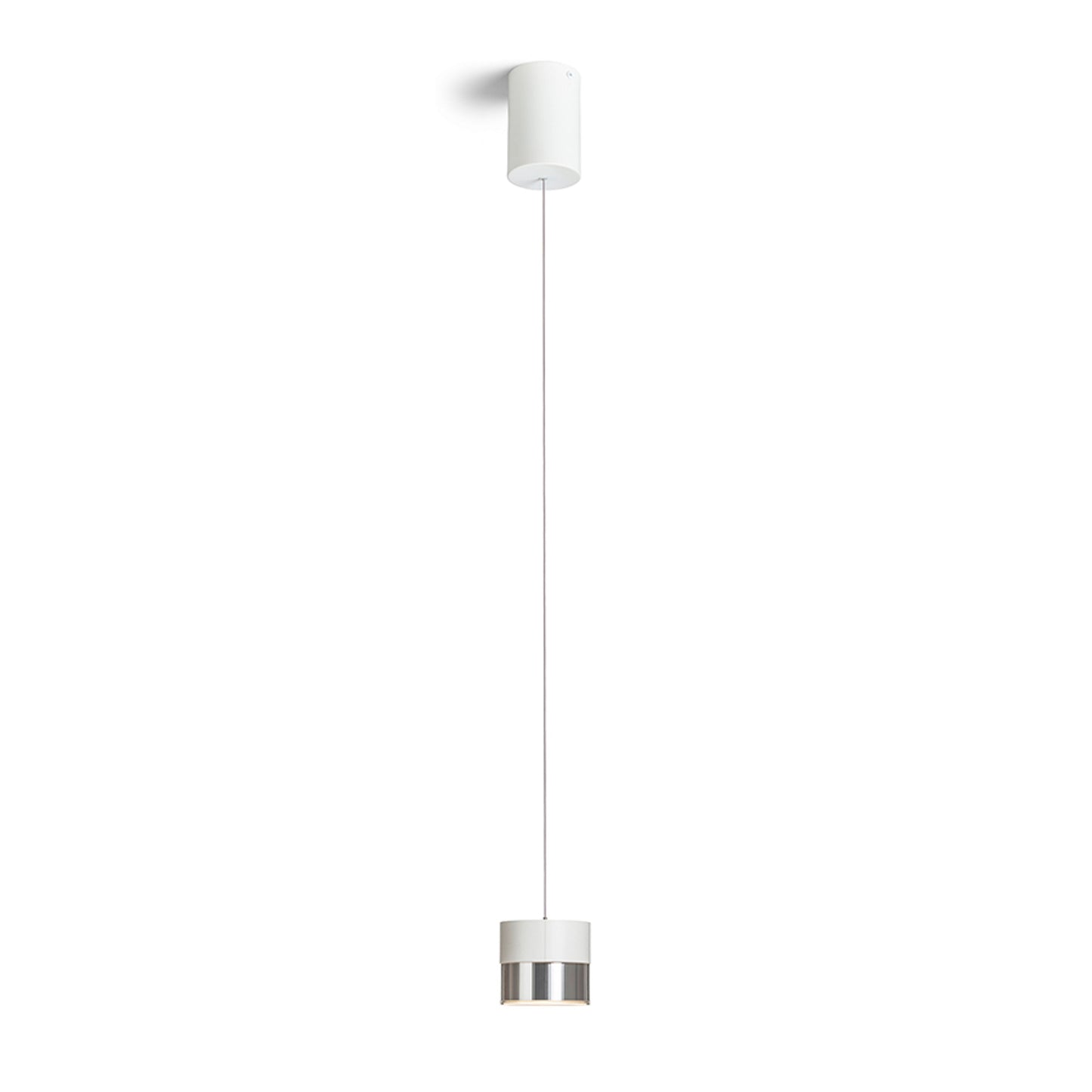 RENDL pendant lamp JUNIPER height adjustable pendant white chrome 230V LED 15W 30°  3000K R14218 2
