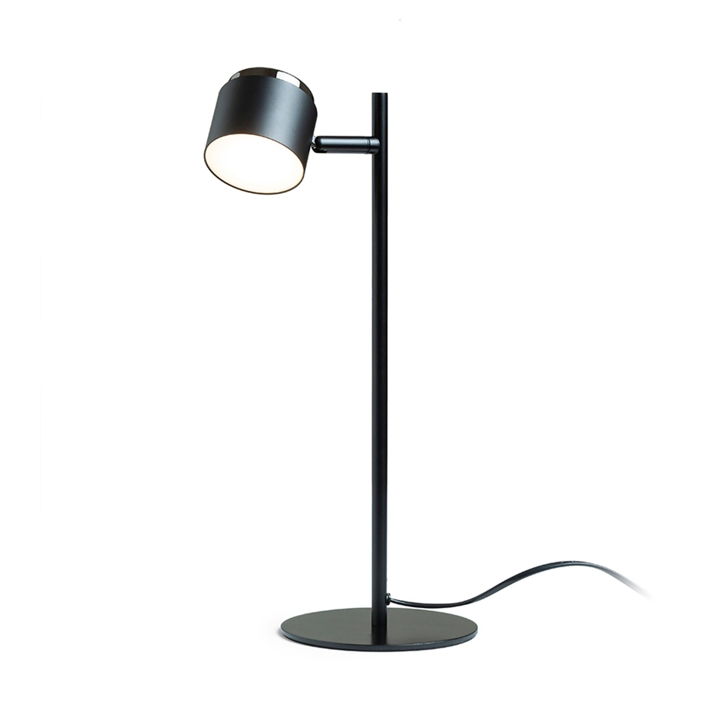 RENDL table lamp NOVA table black chrome/frosted acrylic 230V LED 4.2W 3000K R14275 1