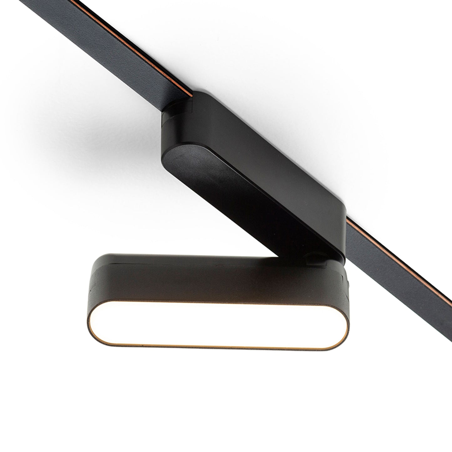 RENDL Ultra-thin track system OXONIA 11 with tilt-function for the VEGA/WAVE system black  24= LED 6W 110°  3000K 4000K 6500K R14321 6