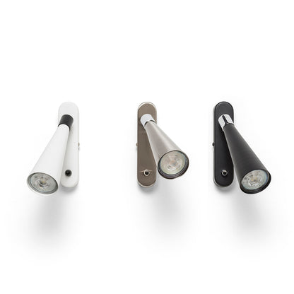 RENDL spotlight ALEXIS wall white/black  230V LED GU10 5W R14465 5