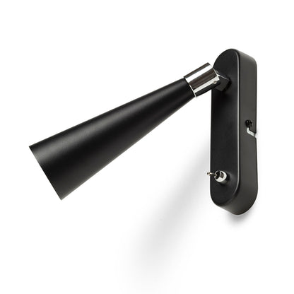 RENDL spotlight ALEXIS wall black chrome 230V LED GU10 5W R14467 3